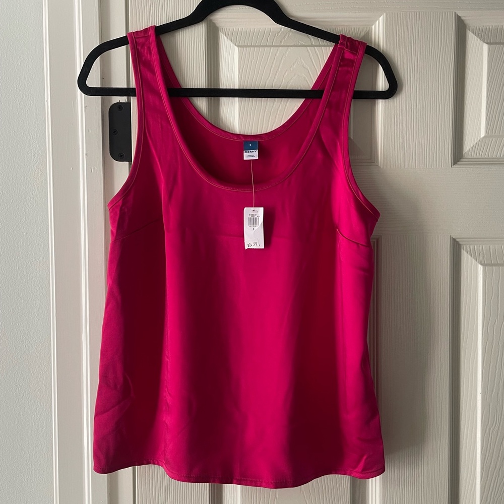 Old Navy Hot Pink Silky Tank